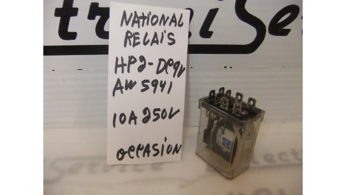 National HP2-DC9V relay
